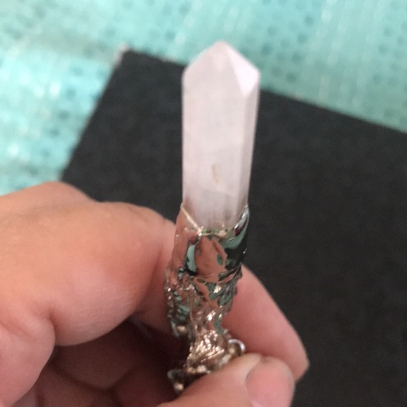 Handmade “Lord of the Rings”- style mini wand ,crystal fantasy wizard elf WOW! - Picture 11 of 12